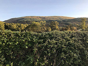 Stob an Lochain. View of the hill from the main road near the big hotel