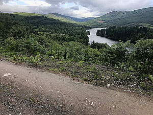 Loch Ard forest. Depending on the weather the views from this high point can be superb