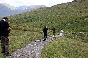 Ben Arthur - The Cobbler. Following the stone stairs you have a nice running path