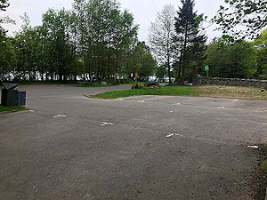 Ben Arthur - The Cobbler. Lots of spaces in the car park but at weekends this is very busy