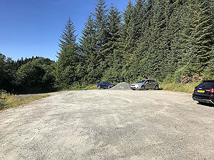 Ardgoil peninsula. Large free car park