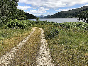 Ardgoil peninsula. Looking up Loch Long