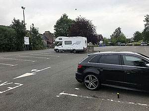 Loch Venachar loop. Although there are lots of spaces this car park can get busy during weekends in summer.