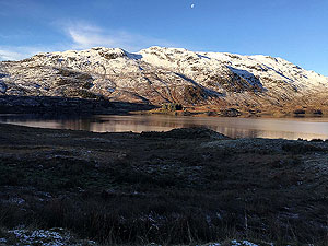 Glen Finglas loop. Early winter across the reservoir