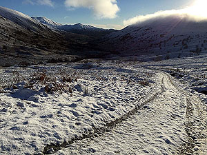 Glen Finglas loop. Back down the glen
