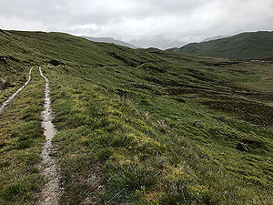 Glen Finglas loop. Easy down hill section