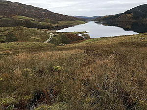 Glen Finglas loop. A still morning for the run