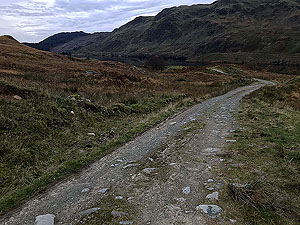 Glen Finglas loop. Getting towards the end of the loop.