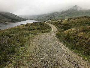 Glen Finglas loop. Road stretching out ahead