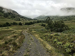 Glen Finglas loop. Again looking back but further up