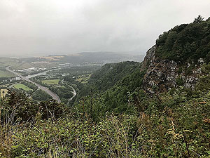 Kinnoull Hill. From the tower looking towards Perth