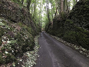 Cocksburn reservoir loop. Take special care on this section as there no pavement or side verges