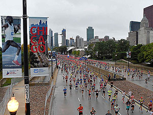 Chicago marathon. 