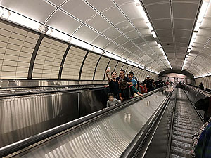 NYC Marathon. The metro station with the longest ever elevator