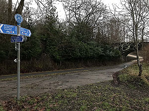 Glens Kendrum and Ogle. Up the hill on cycle route 7