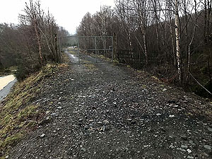 Glens Kendrum and Ogle. Gate on the left which you go through