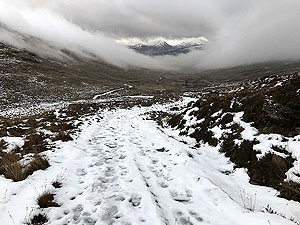 Glens Kendrum and Ogle. Beautiful clouds