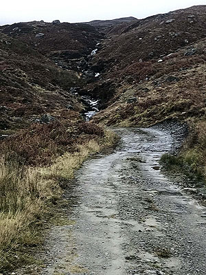 Glens Kendrum and Ogle. Towards the first ford