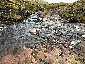 Glens Kendrum and Ogle. No escaping wet feet now