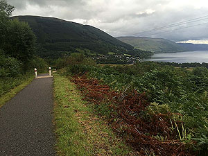 Glens Kendrum and Ogle. This short uphill section is tarred