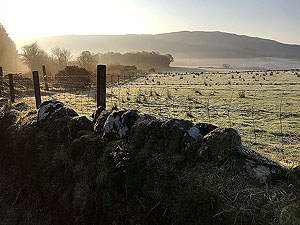 Helensburgh - Glen Fruin. View back towards Ben Bouie