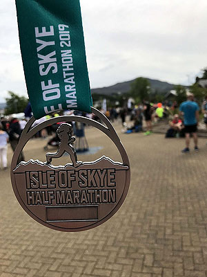 Skye half marathon. Nice medal