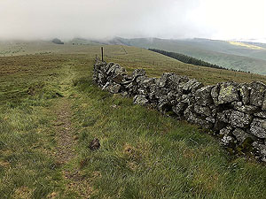 Glen Sherup loop. The path to the next summit