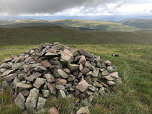 Glen Sherup loop. Another cairn.  Lots of stone in this place