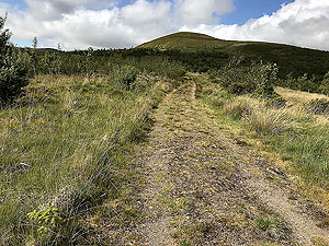 Glen Sherup loop. Looking back at the last climb