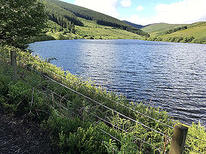 Glen Sherup loop. At the far side of the dam