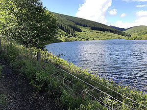 Glen Sherup loop. Take the path straight up the hill, though this path joins up after a short distance