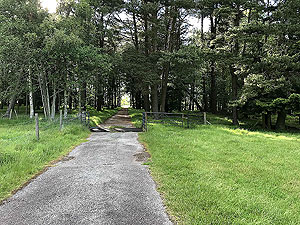 Loch Skene . One of several cattle grids