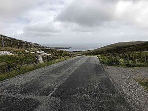 Barrathon. Top of the hill looking back