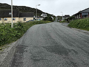 Barrathon. Just out of the village and the climbing starts