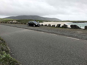 Barrathon. Across to the beach