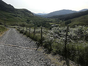 Glen Loin Loop. Looking back down the path
