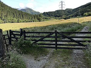 Glen Loin Loop. From here it starts to turn into a trail