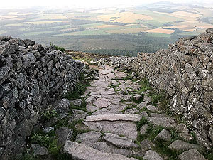 Bennachie. Very difficult to run this part