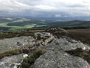 Bennachie. View from Watch Craig