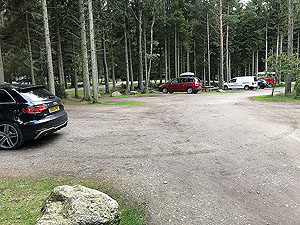 Bennachie. Car park