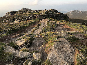 Bennachie. Easy running on the top