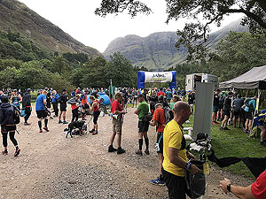 Glen Coe Marathon. Ready for the start