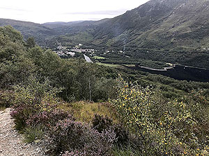 Glen Coe Marathon. Town of Kinlochleven
