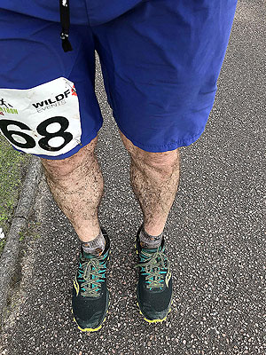 Glen Coe Marathon. And those legs are still covered in mud from the boggy section