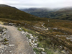 Glen Coe Marathon. Good running path