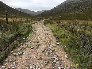 Glen Coe Marathon. Lots of stones
