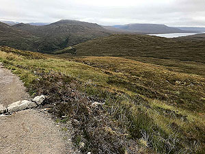 Glen Coe Marathon. Downhill