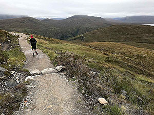 Glen Coe Marathon. Stretching those legs