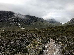 Glen Coe Marathon. Looking back