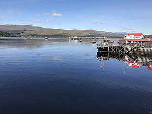 Glen Coe Marathon. Fort William waterfront